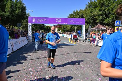 Carrera del Día de la Mujer en Almería. Llegadas a meta de 11:30 a 11:45 horas.