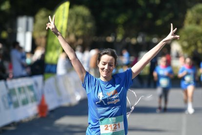 Carrera del Día de la Mujer en Almería. Llegadas a meta de 11:30 a 11:45 horas.