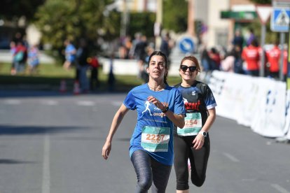 Carrera del Día de la Mujer en Almería. Llegadas a meta de 11:30 a 11:45 horas.