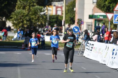 Carrera del Día de la Mujer en Almería. Llegadas a meta de 11:30 a 11:45 horas.