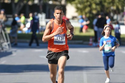 Carrera del Día de la Mujer en Almería. Llegadas a meta de 11:30 a 11:45 horas.