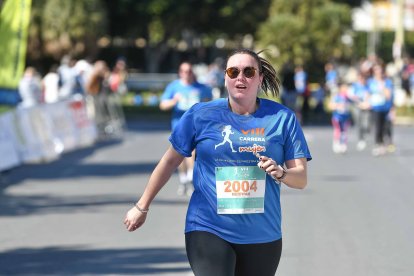Carrera del Día de la Mujer en Almería. Llegadas a meta de 11:30 a 11:45 horas.