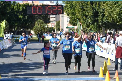 Carrera del Día de la Mujer en Almería. Llegadas a meta de 11:30 a 11:45 horas.