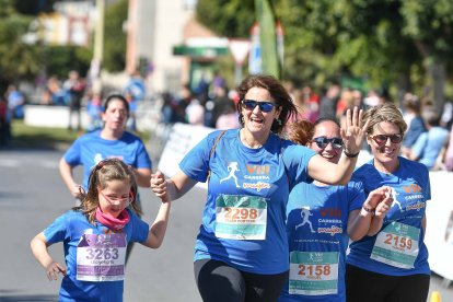 Carrera del Día de la Mujer en Almería. Llegadas a meta de 11:30 a 11:45 horas.