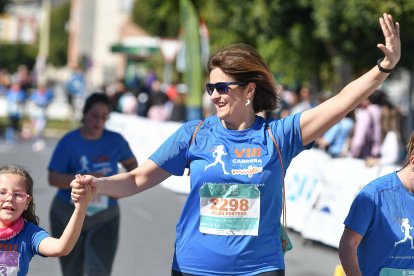 Carrera del Día de la Mujer en Almería. Llegadas a meta de 11:30 a 11:45 horas.