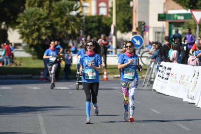 Carrera del Día de la Mujer en Almería. Llegadas a meta de 11:30 a 11:45 horas.