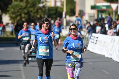 Carrera del Día de la Mujer en Almería. Llegadas a meta de 11:30 a 11:45 horas.