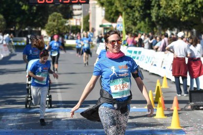 Carrera del Día de la Mujer en Almería. Llegadas a meta de 11:30 a 11:45 horas.