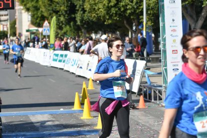 Carrera del Día de la Mujer en Almería. Llegadas a meta de 11:30 a 11:45 horas.