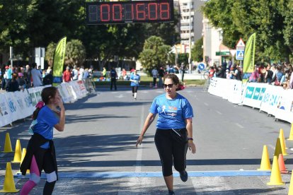 Carrera del Día de la Mujer en Almería. Llegadas a meta de 11:30 a 11:45 horas.