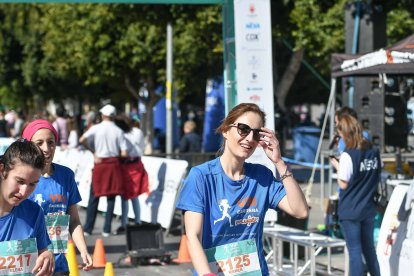 Carrera del Día de la Mujer en Almería. Llegadas a meta de 11:30 a 11:45 horas.