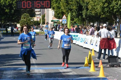 Carrera del Día de la Mujer en Almería. Llegadas a meta de 11:30 a 11:45 horas.