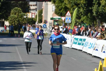 Carrera del Día de la Mujer en Almería. Llegadas a meta de 11:30 a 11:45 horas.