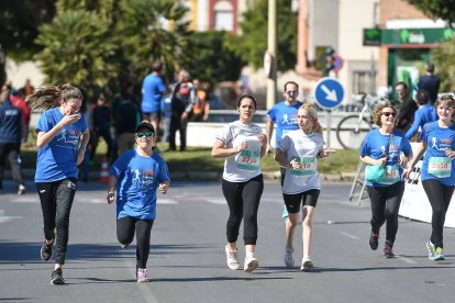 Carrera del Día de la Mujer en Almería. Llegadas a meta de 11:30 a 11:45 horas.
