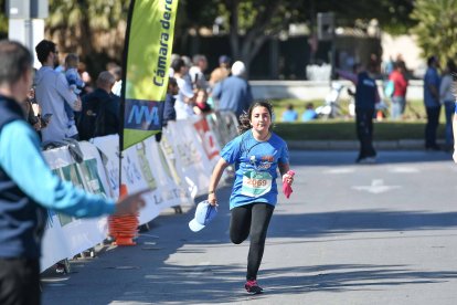 Carrera del Día de la Mujer en Almería. Llegadas a meta de 11:30 a 11:45 horas.