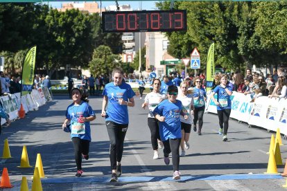 Carrera del Día de la Mujer en Almería. Llegadas a meta de 11:30 a 11:45 horas.