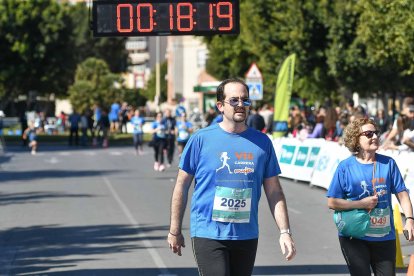 Carrera del Día de la Mujer en Almería. Llegadas a meta de 11:30 a 11:45 horas.