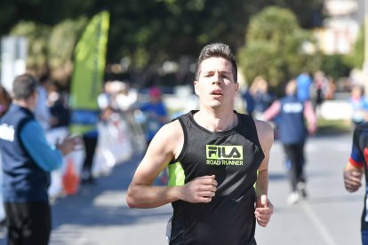 Carrera del Día de la Mujer en Almería. Llegadas a meta de 11:30 a 11:45 horas.