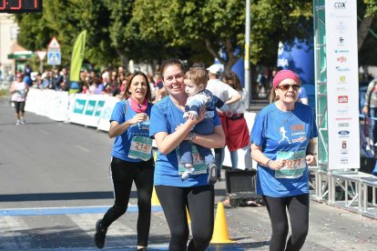 Carrera del Día de la Mujer en Almería. Llegadas a meta de 11:30 a 11:45 horas.