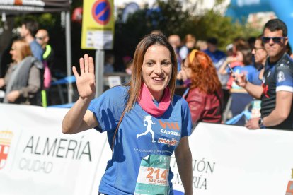 Carrera del Día de la Mujer en Almería. Llegadas a meta de 11:30 a 11:45 horas.