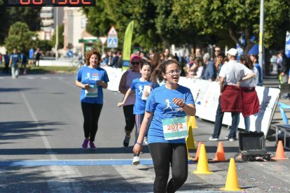 Carrera del Día de la Mujer en Almería. Llegadas a meta de 11:30 a 11:45 horas.