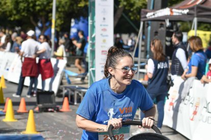 Carrera del Día de la Mujer en Almería. Llegadas a meta de 11:30 a 11:45 horas.