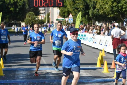 Carrera del Día de la Mujer en Almería. Llegadas a meta de 11:30 a 11:45 horas.