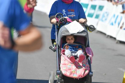 Carrera del Día de la Mujer en Almería. Llegadas a meta de 11:30 a 11:45 horas.