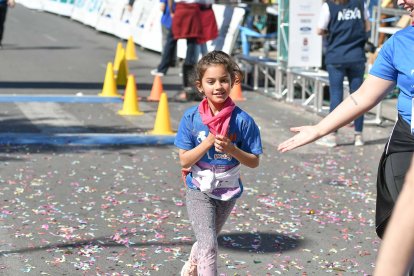 Carrera del Día de la Mujer en Almería. Llegadas a meta de 11:30 a 11:45 horas.