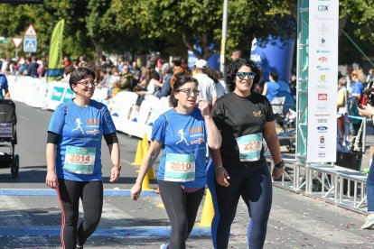 Carrera del Día de la Mujer en Almería. Llegadas a meta de 11:30 a 11:45 horas.
