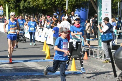Carrera del Día de la Mujer en Almería. Llegadas a meta de 11:30 a 11:45 horas.