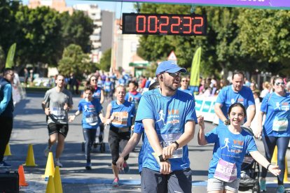 Carrera del Día de la Mujer en Almería. Llegadas a meta de 11:30 a 11:45 horas.