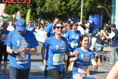 Carrera del Día de la Mujer en Almería. Llegadas a meta de 11:30 a 11:45 horas.