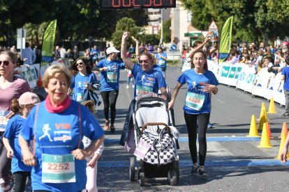 Carrera del Día de la Mujer en Almería. Llegadas a meta de 11:30 a 11:45 horas.