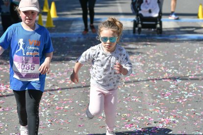 Carrera del Día de la Mujer en Almería. Llegadas a meta de 11:30 a 11:45 horas.