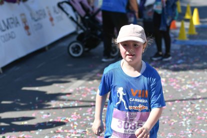 Carrera del Día de la Mujer en Almería. Llegadas a meta de 11:30 a 11:45 horas.