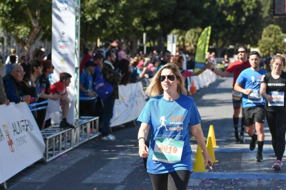 Carrera del Día de la Mujer en Almería. Llegadas a meta de 11:30 a 11:45 horas.