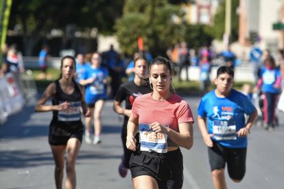 Carrera del Día de la Mujer en Almería. Llegadas a meta de 11:30 a 11:45 horas.