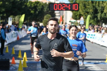 Carrera del Día de la Mujer en Almería. Llegadas a meta de 11:30 a 11:45 horas.