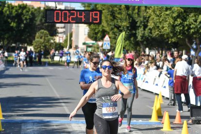 Carrera del Día de la Mujer en Almería. Llegadas a meta de 11:30 a 11:45 horas.
