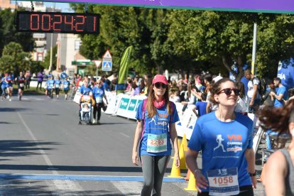 Carrera del Día de la Mujer en Almería. Llegadas a meta de 11:30 a 11:45 horas.