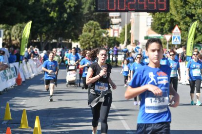 Carrera del Día de la Mujer en Almería. Llegadas a meta de 11:30 a 11:45 horas.