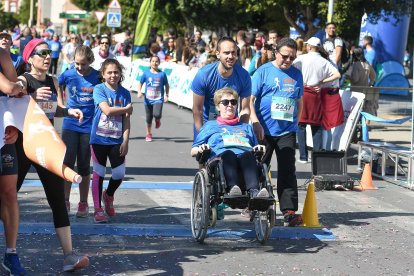 Carrera del Día de la Mujer en Almería. Llegadas a meta de 11:30 a 11:45 horas.