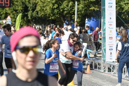 Carrera del Día de la Mujer en Almería. Llegadas a meta de 11:30 a 11:45 horas.