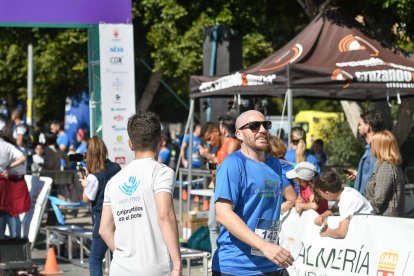 Carrera del Día de la Mujer en Almería. Llegadas a meta de 11:30 a 11:45 horas.
