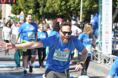 Carrera del Día de la Mujer en Almería. Llegadas a meta de 11:30 a 11:45 horas.