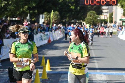 Carrera del Día de la Mujer en Almería. Llegadas a meta de 11:30 a 11:45 horas.