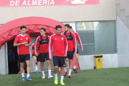 Rumbo al entrenamiento.
