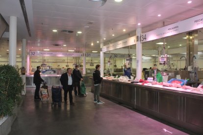 Zona de pescadería del Mercado Central.