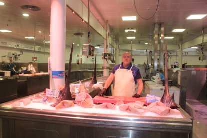 Zona de pescadería del Mercado Central.